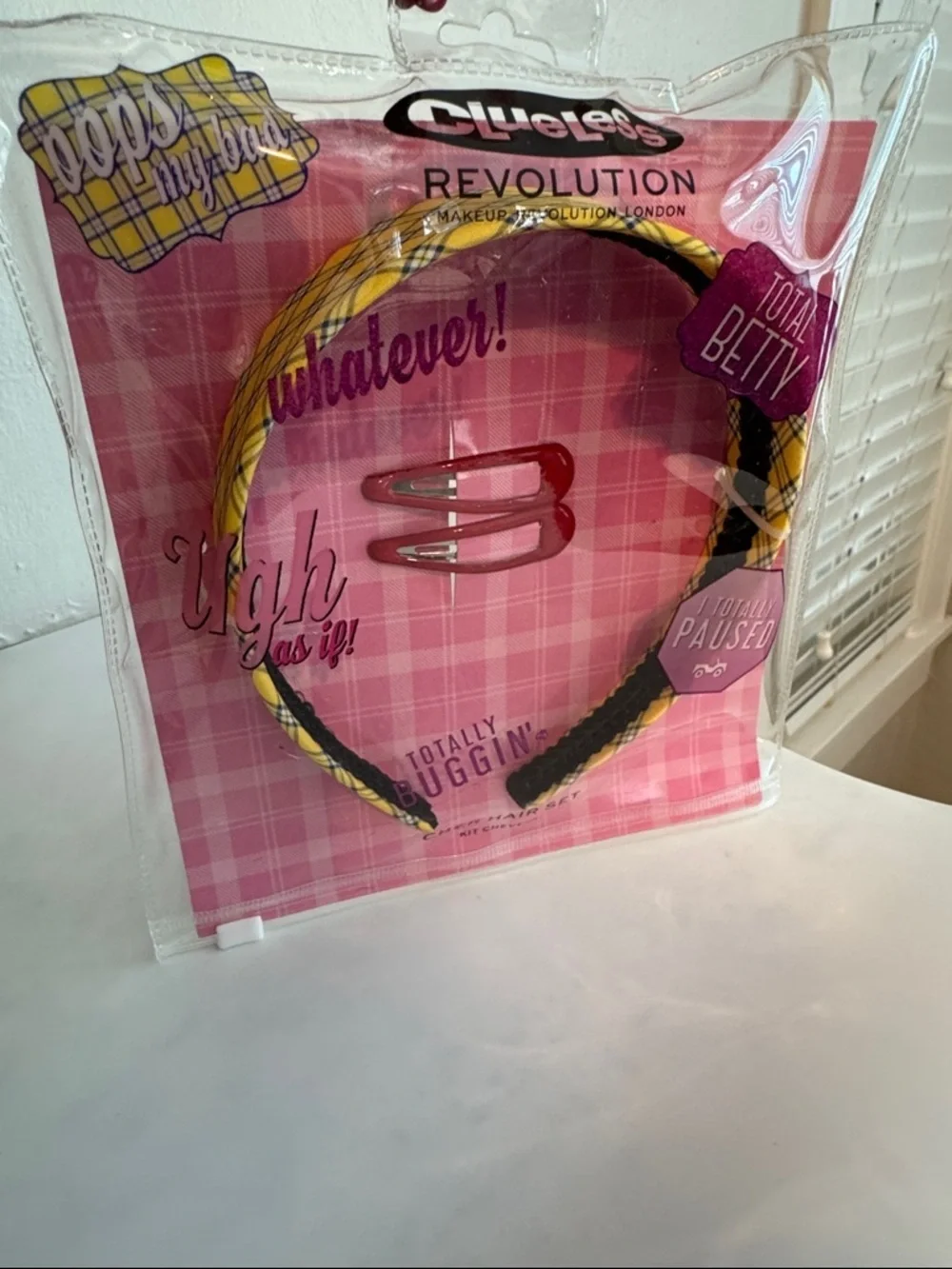Revolution Beauty x Clueless Cher Headband and Hair Clips